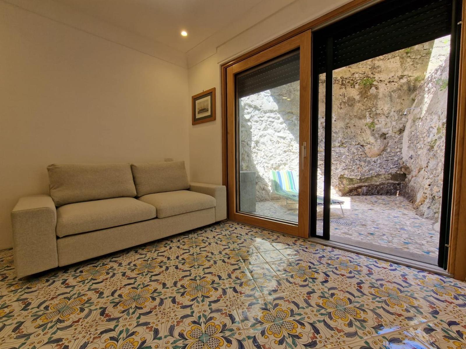 Casa Vacanze O'Mulin Ravello Via Fiume 2 Incrocio Pontone الغرفة الصورة